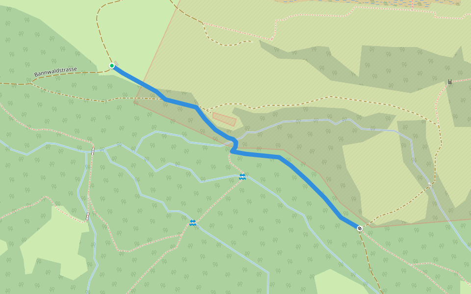 fixme walking route map in Schwarzenberg