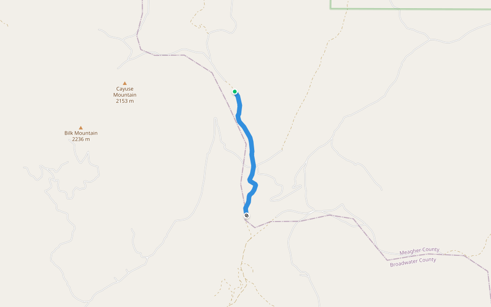 30007 walking route map in White Sulphur Springs