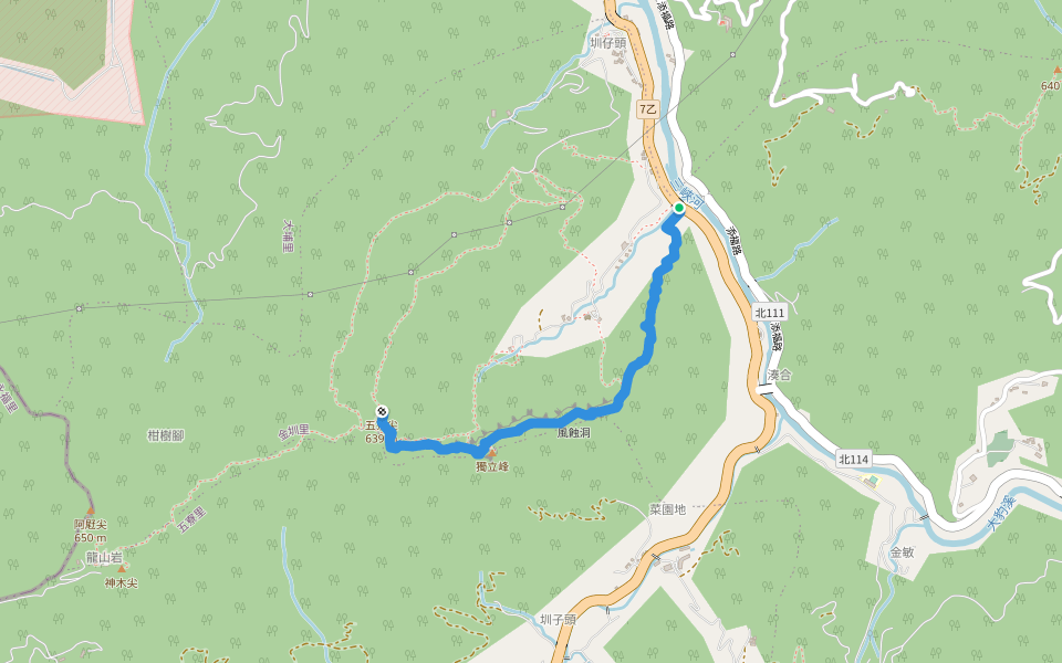 五寮尖登山步道