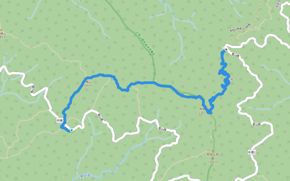 鳶嘴稍來山步道