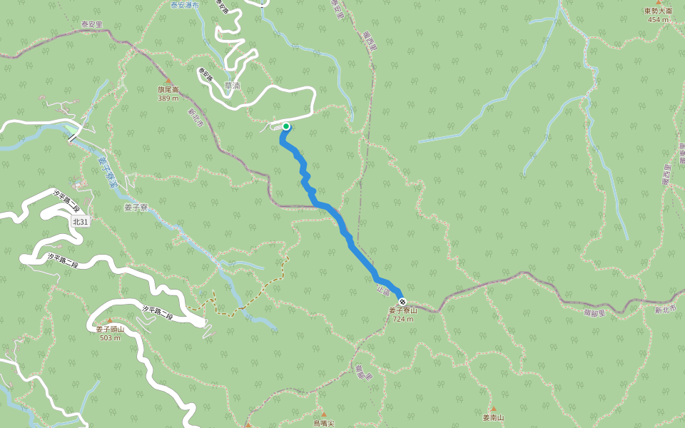 姜子寮山登山步道