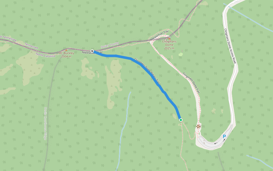 Clingmans Dome Bypass Trail