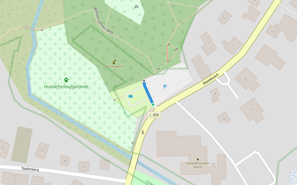 Wanderweg 10 walking route map in Bad Schwartau
