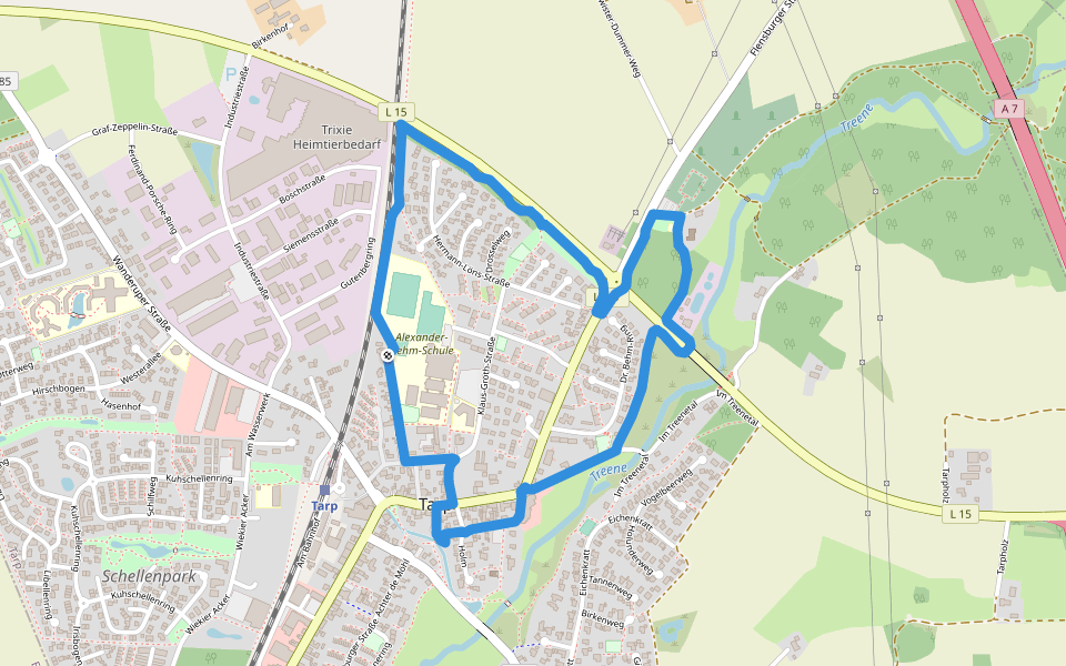 Trail green, tarp Hiking SchleswigHolstein Pacer