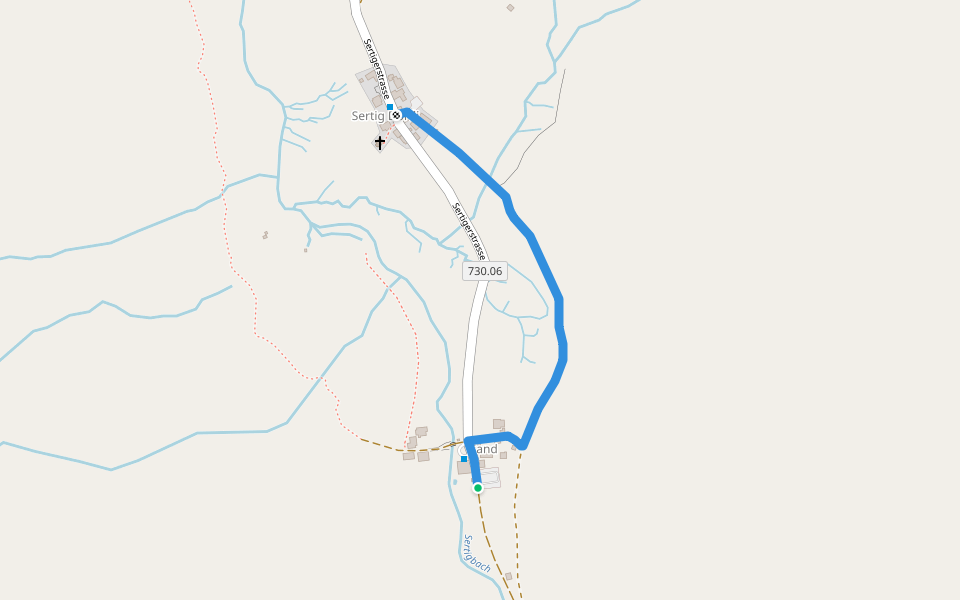 Sertig Dörfli - Sertig Sand