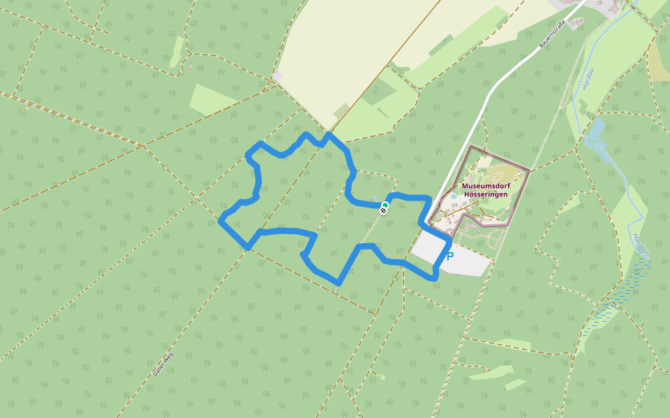 Waldgeschichtspfad Schooten walking route map in Suderburg
