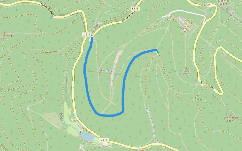 Naturpark-Weg 29 walking route map in Maikammer