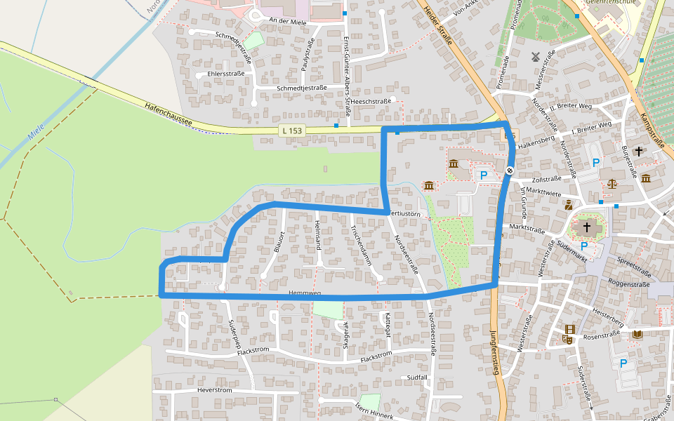 Wanderwege in und um Meldorf Tour 9 Walking And Running Trail Pacer