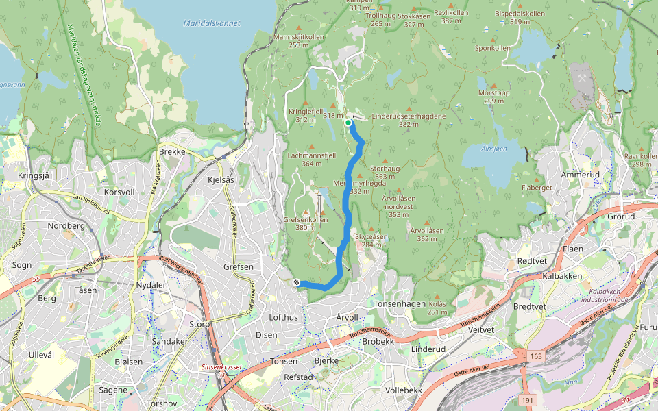 Turvei Linderudkollen
