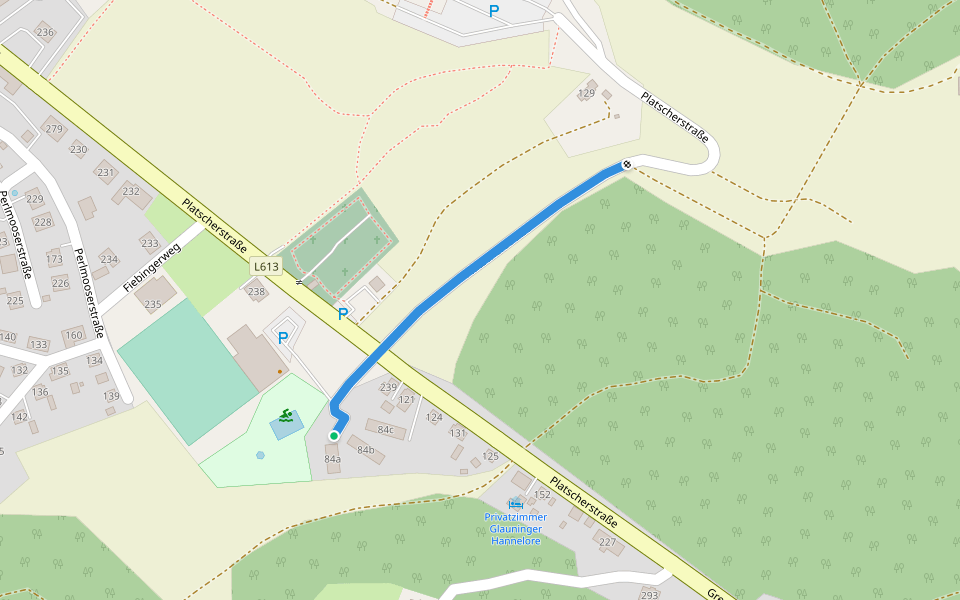 Ehrenhausen 4a walking route map in Ehrenhausen