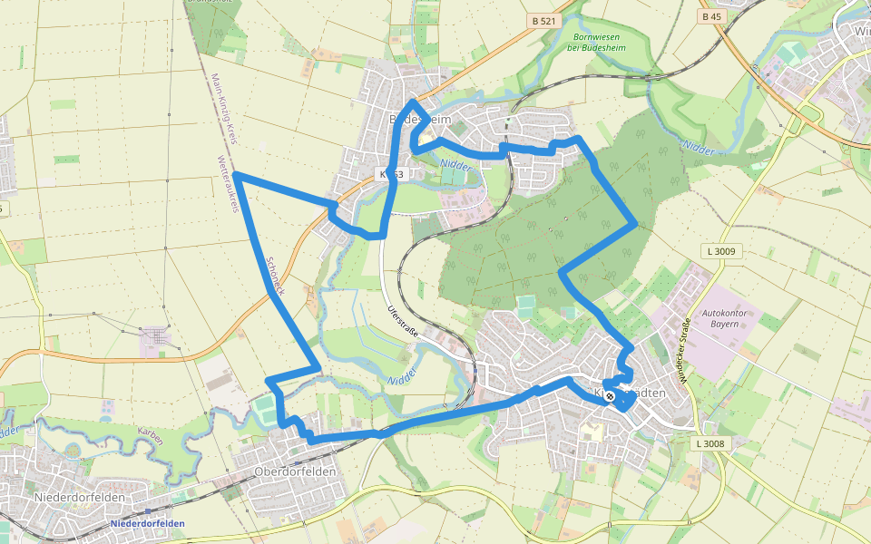 Schöneck Rundweg (Kulturroute) walking route map in Schöneck
