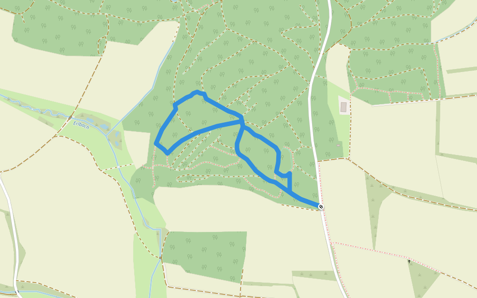 Walderlebnispfad Weichs walking route map in Weichs