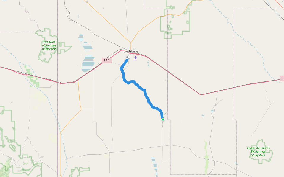 CDT juc walking route map in Playas