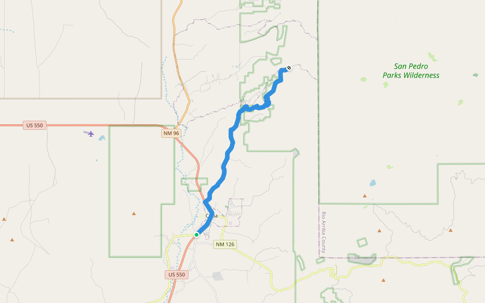 CDT jfs walking route map in Cuba