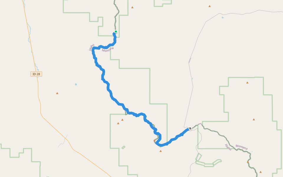 CDT gcr walking route map in Dillon