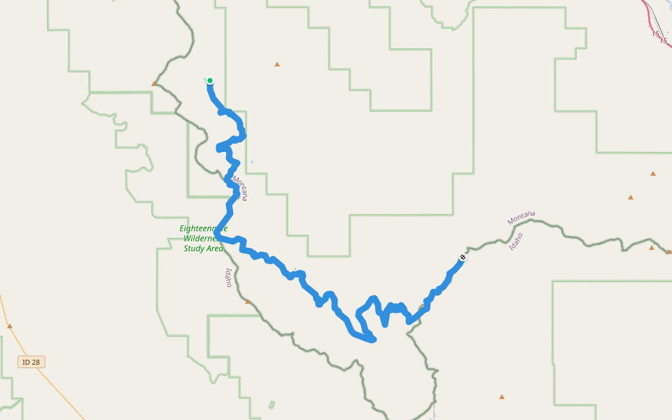 CDT ggg walking route map in Dell