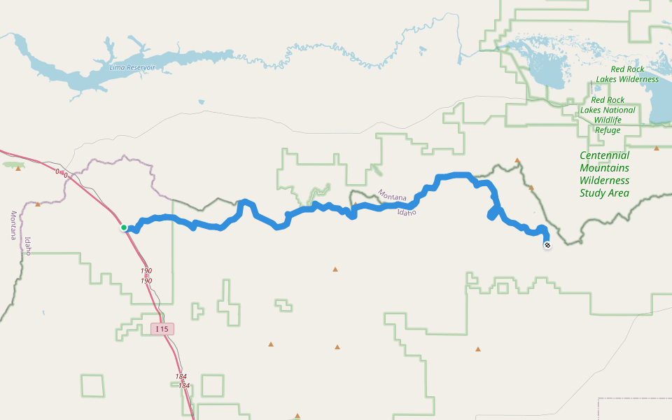CDT ggm walking route map in Spencer