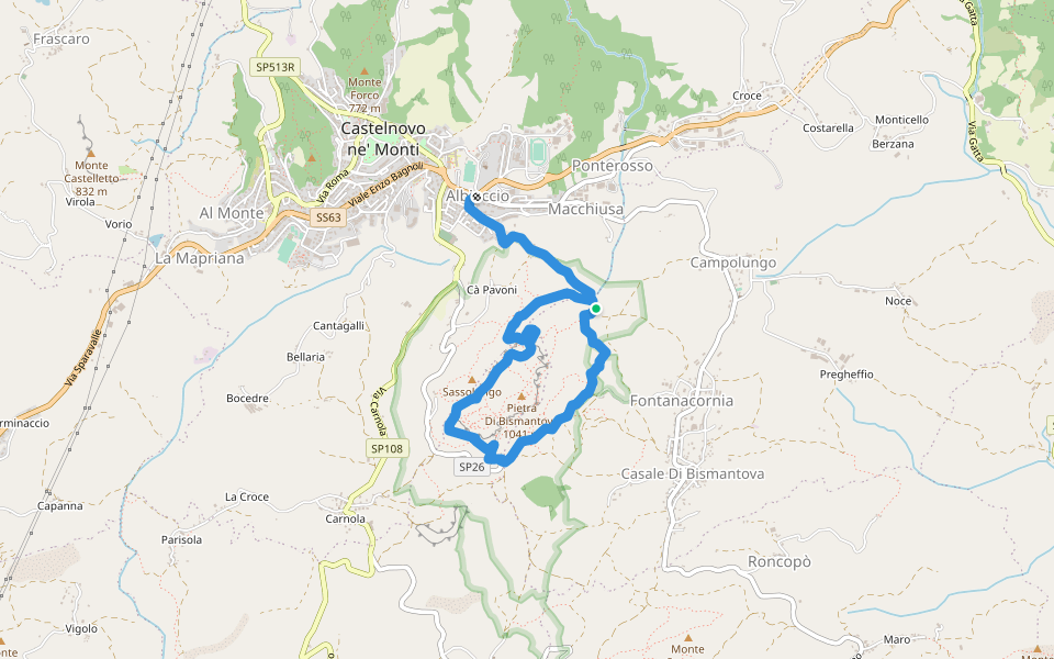 L'Eremo - Campo Pianelli - Pietra di Bismantova - L'Eremo