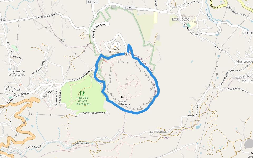 Camino Borde de Caldera