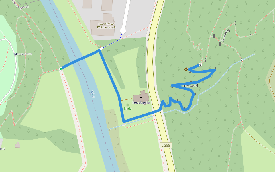 Rundwanderweg Niederbreitbach 5 walking route map in Waldbreitbach
