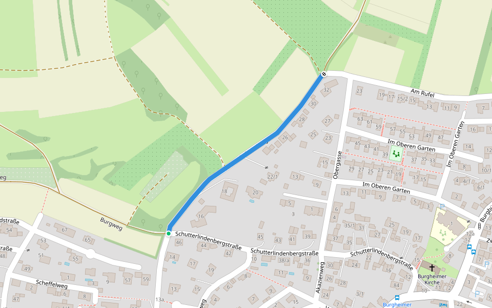 Lahr Am Rufel - Lahr Burgweg