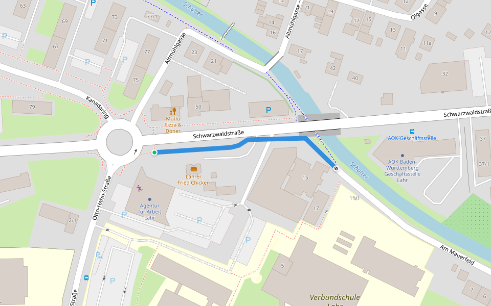 Lahr OttoHahnStraße Lahr Realschule Walking And Running Trail Pacer