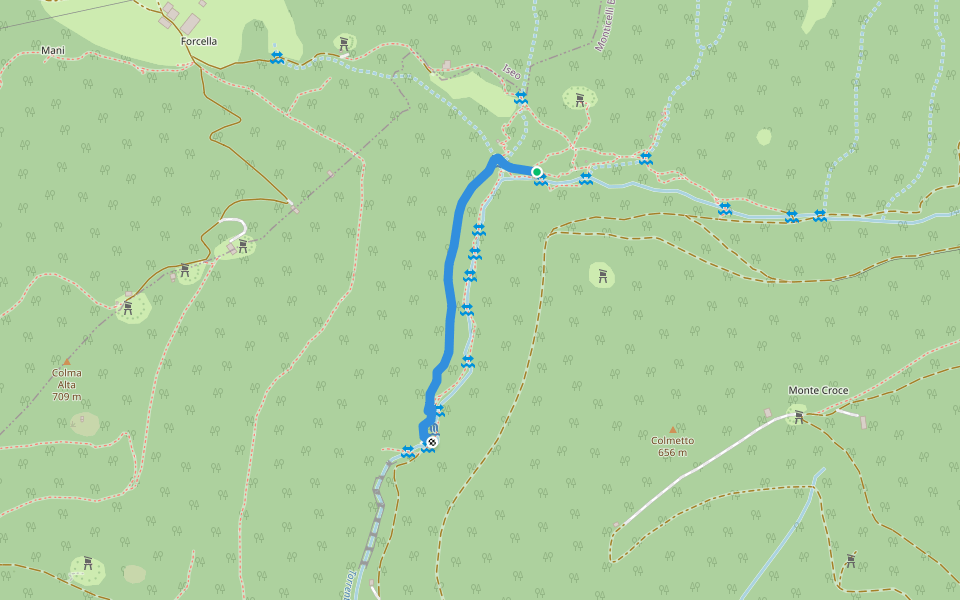 Sentiero delle Cascate - Variante A