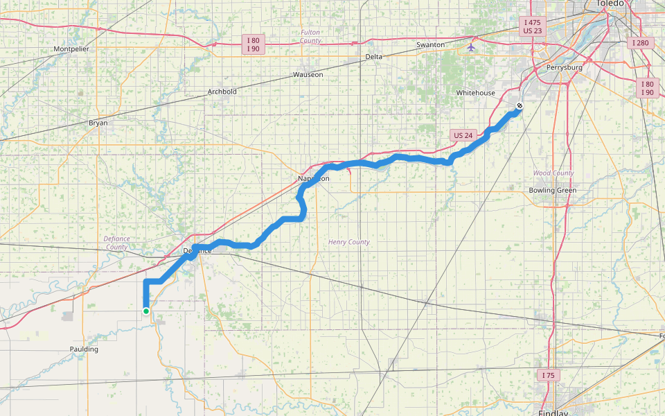 Buckeye Trail Defiance Hiking - Osm 8338334 