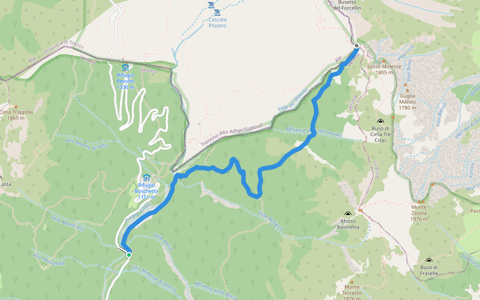 Sentiero delle Molesse