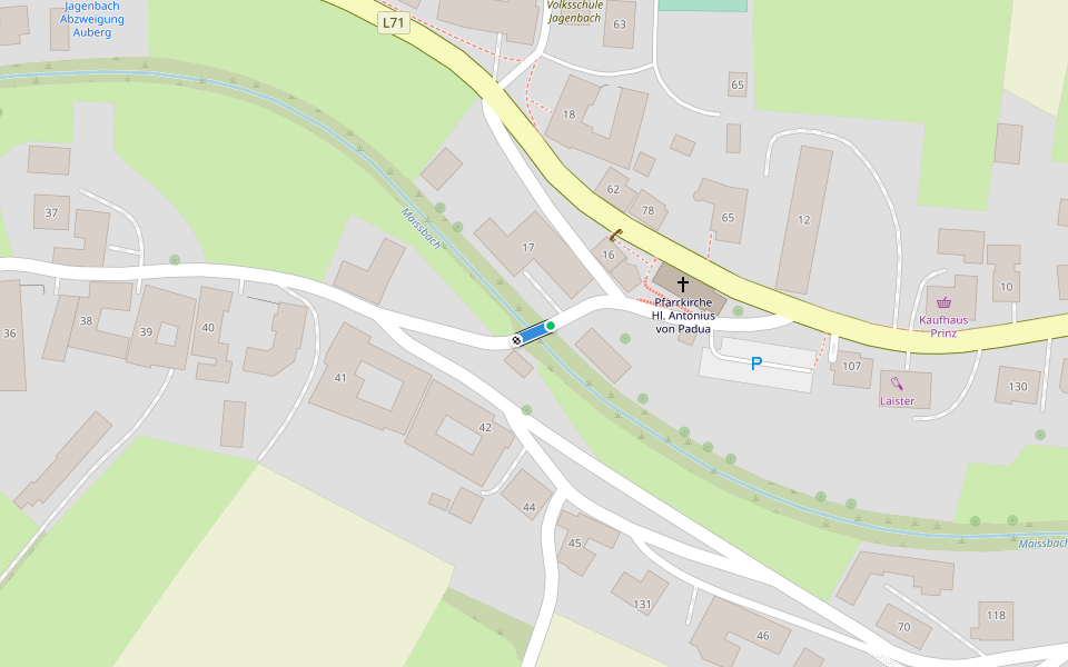 Robert Hamerling Weg walking route map in Purken