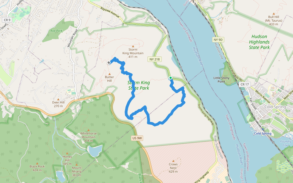 Howell Trail Hiking CornwallonHudson, New York Pacer