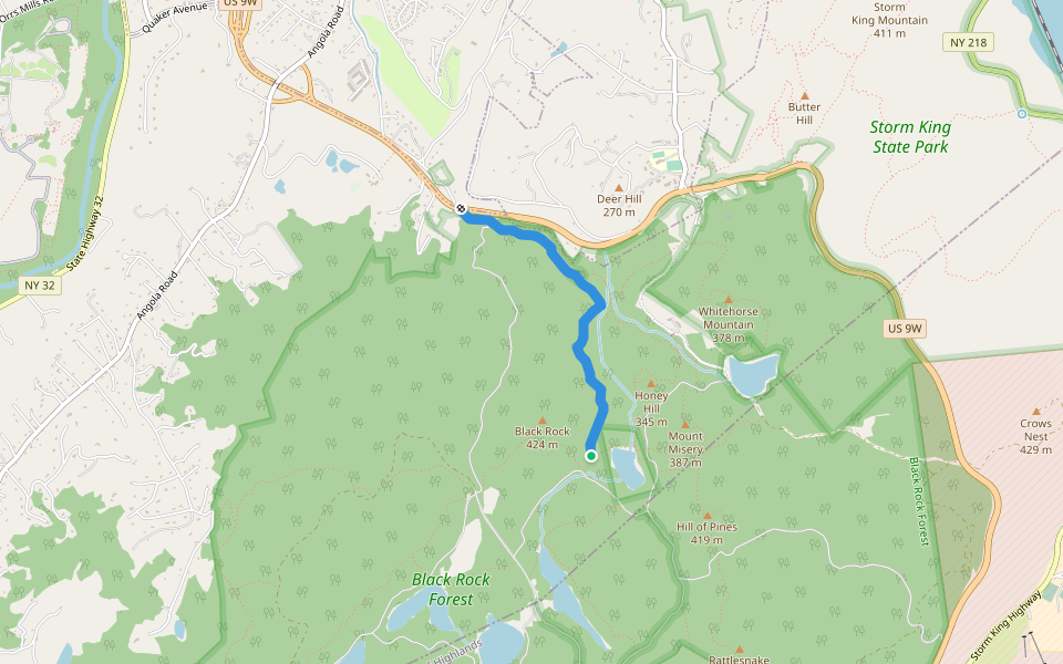 Black Rock Hollow Trail Walking and Running Cornwall, New York Pacer