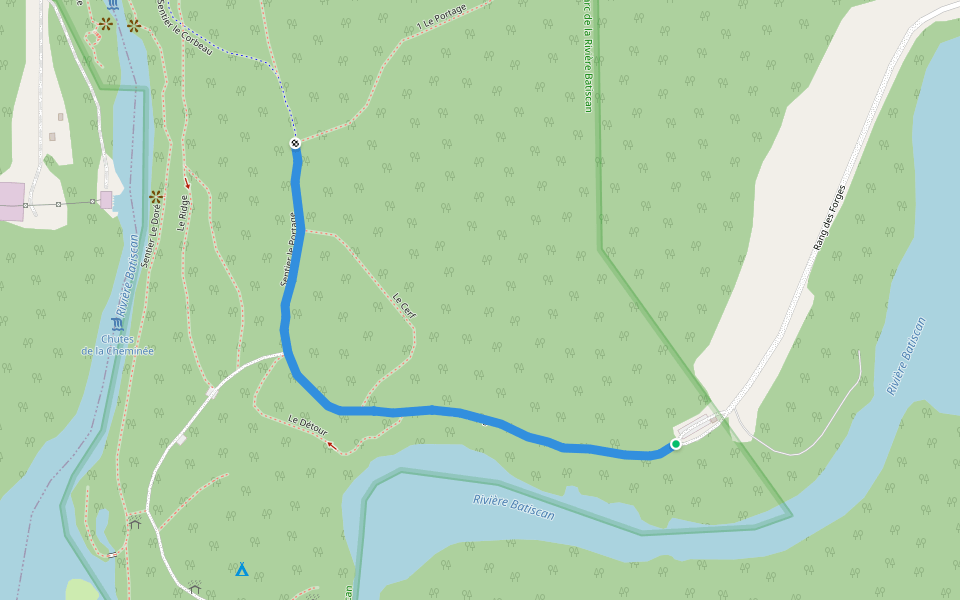 The Portage Trail Hiking SainteGenevièvedeBatiscan, Québec Pacer