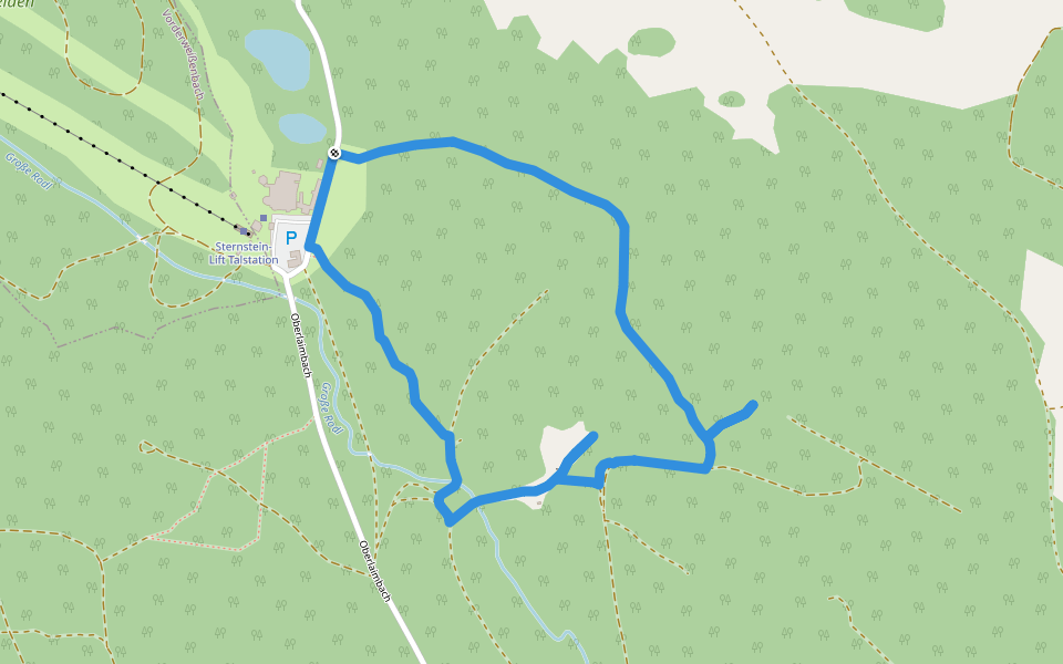 Einsiedlerhütte-Kittendorfer Rundweg walking route map in Bad Leonfelden