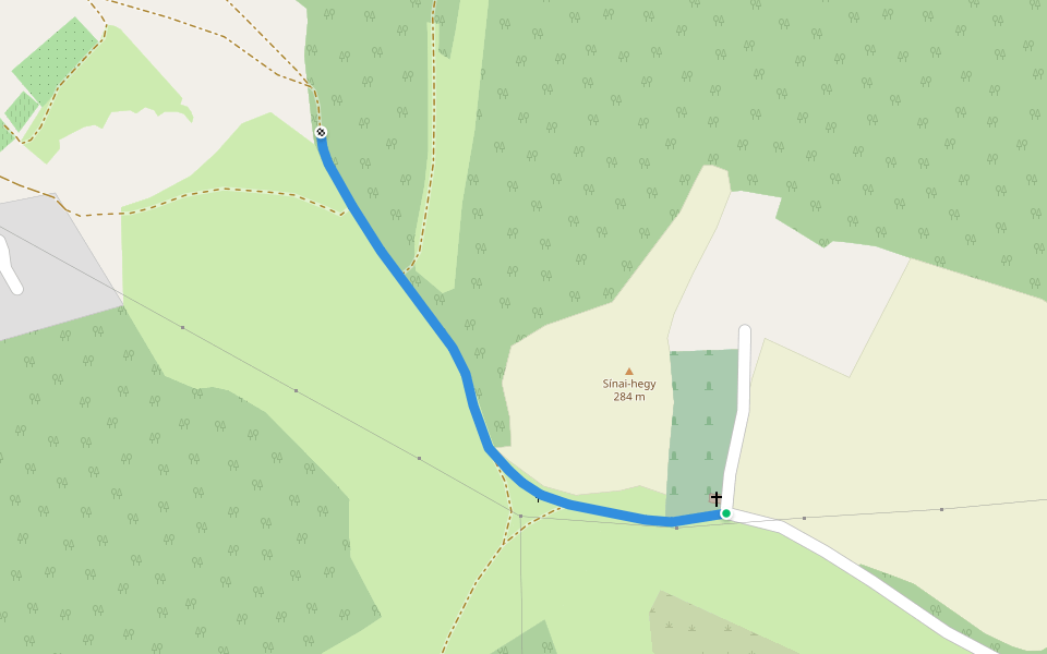 S+ walking route map in Orfű