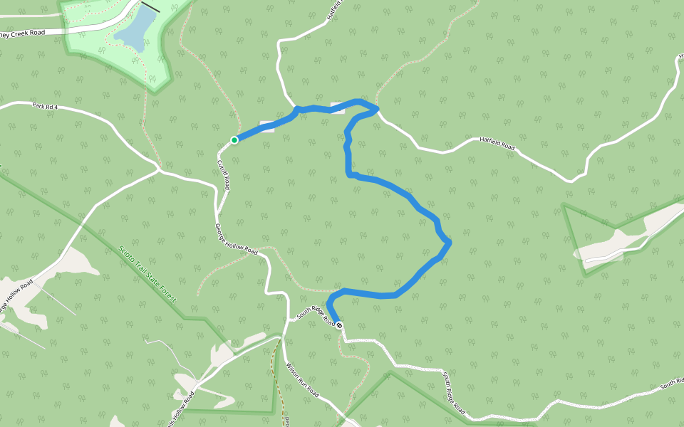 Buckeye Trail Hiking Chillicothe, Ohio Pacer