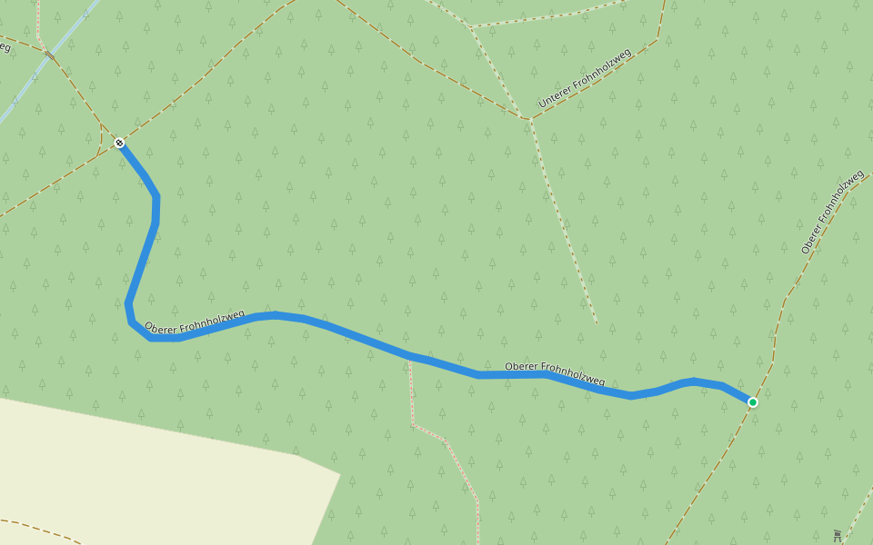 Fronholz - Elbental - Hochemmingen walking route map in Bad Dürrheim