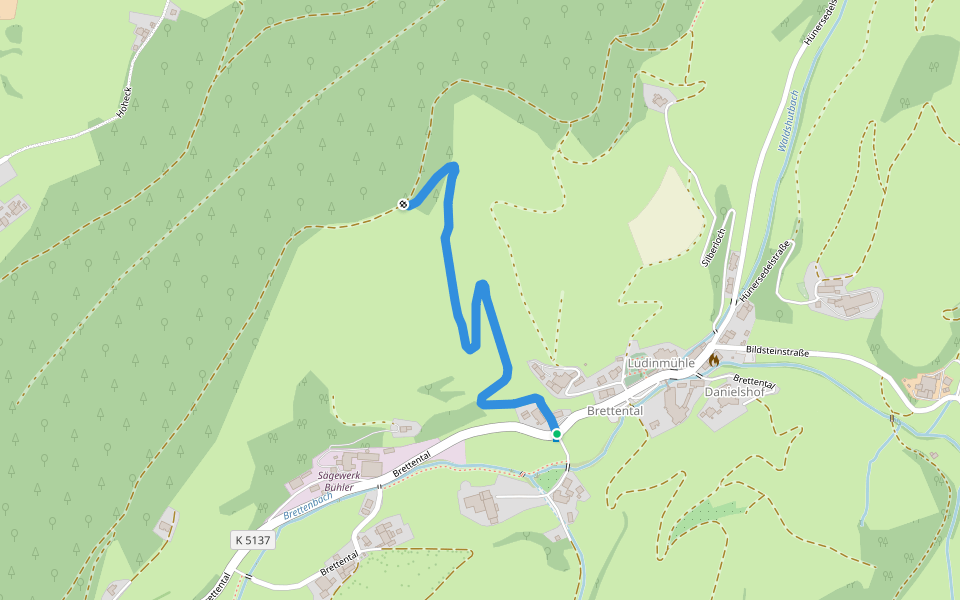 Brettental Alte Dorfschmiede - Über der Dorfschmiede