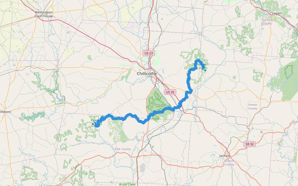 ADT - Ohio D - Seg 5 walking route map in Londonderry