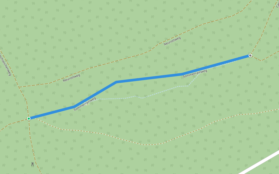 Verbindungsweg 6-6 walking route map in Obrigheim
