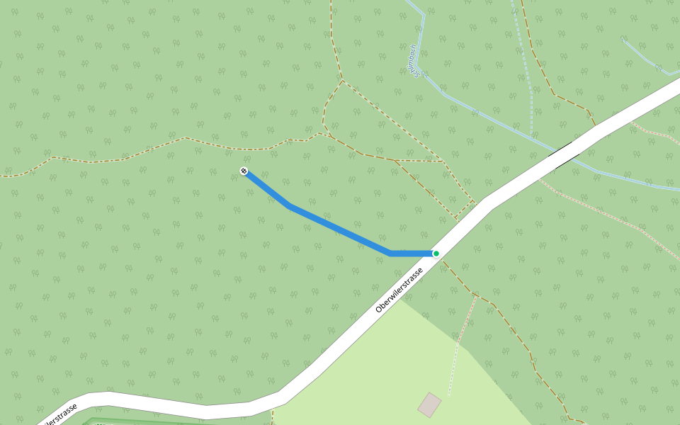 Giswil - Stalden walking route map in Sarnen