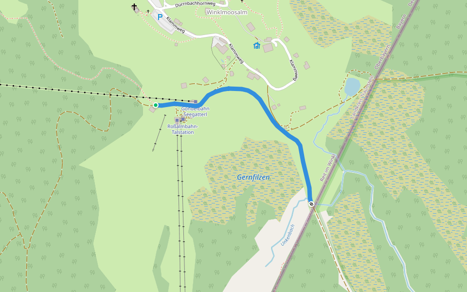 Wanderweg 11 - Reit im Winkl walking route map in Reit im Winkl