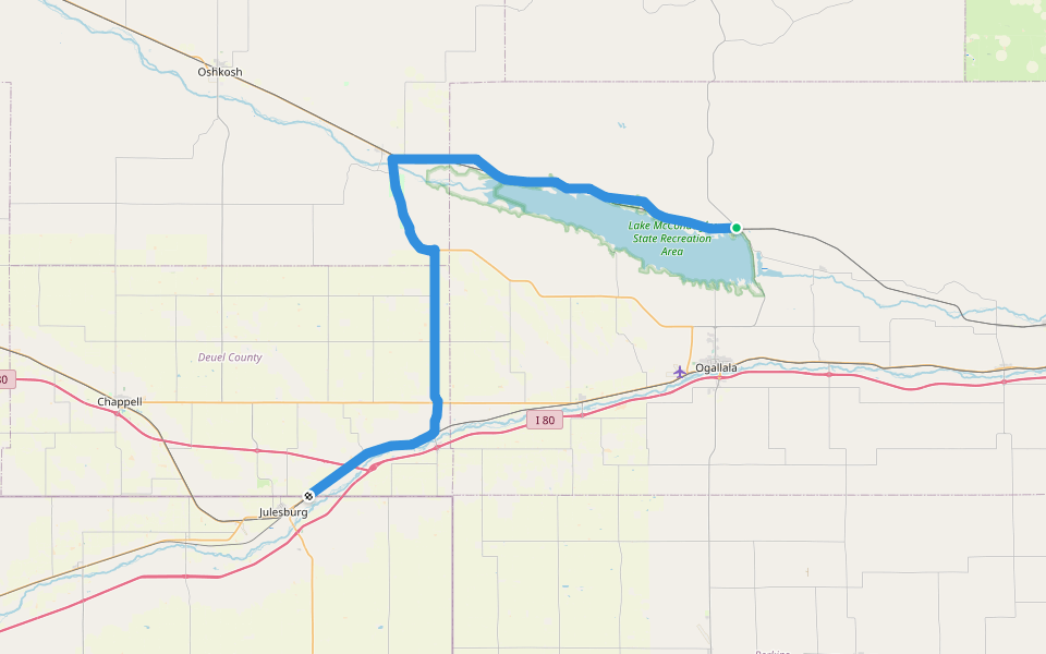 ADT - Nebraska - M - Seg 8 walking route map in Lemoyne
