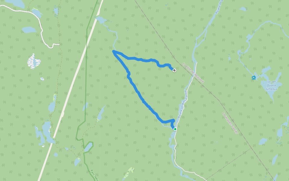 Le Scotora Hiking Trail SainteBrigittedeLaval, Québec Pacer