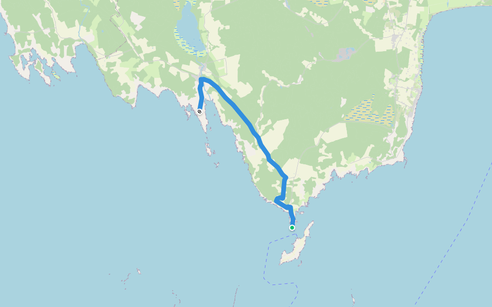 E9 section 37: Munalaid-Tõstamaa walking route map in Lao