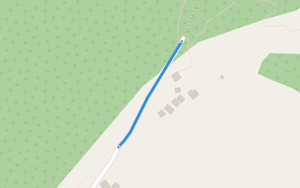 Oberried Nord - Nieschbord walking route map in Ried-Mörel