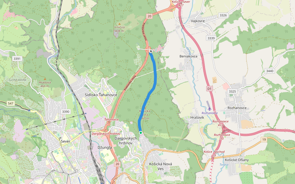 NCH mestských lesov Košice