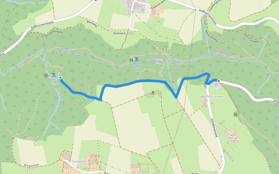 Tüfels Chilen - Wolfbrunnen