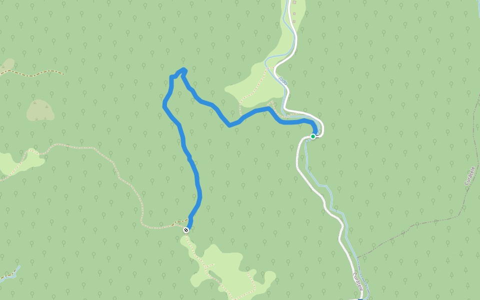 Legătura PR cu TA walking route map in Meziad