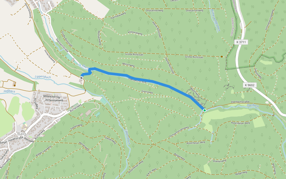 Untere Ochsenmatten - Hinterfeld Hubertushof